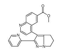 4-(2-(吡啶-2-基)-5,6-二氢-4H-吡咯并[1,2-b]吡唑-3-基)喹啉-6-羧酸甲酯结构式