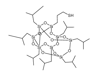 PSS-(3-巯基)丙基-七异丁基取代结构式