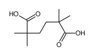 2,2,5,5-tetramethylhexanedioic acid结构式