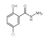5-Chloro-2-hydroxy-benzoic acid hydrazide Structure