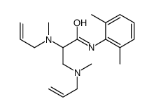 N-(2,6-dimethylphenyl)-2,3-bis[methyl(prop-2-enyl)amino]propanamide Structure