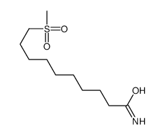 10-甲磺酰基癸酰胺结构式