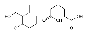 2-ethylhexane-1,3-diol,hexanedioic acid Structure