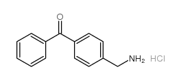 4-苯甲酰基苄胺盐酸盐结构式