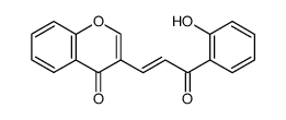 trans-1-(2-Hydroxybenzoyl)-2-(4-oxo-4H-[1]benzopyran-3-yl)-ethylen Structure