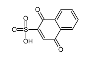 azanium 1,4-dioxonaphthalene-2-sulfonate Structure