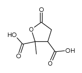 2-methyl-5-oxo-tetrahydro-furan-2,3-dicarboxylic acid Structure