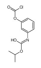 [3-(propan-2-yloxycarbonylamino)phenyl] carbonochloridate结构式