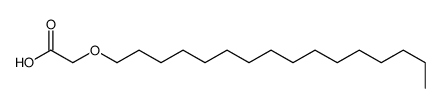 2-hexadecoxyacetic acid Structure