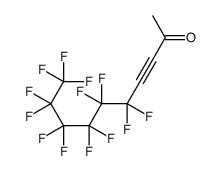 5,5,6,6,7,7,8,8,9,9,10,10,10-tridecafluorodec-3-yn-2-one结构式