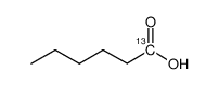 己酸-1-13C结构式