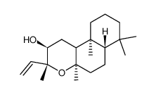 12α-Hydroxy-13-epi-manoyl oxide Structure