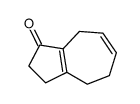 3,4,5,8-tetrahydro-2H-azulen-1-one结构式