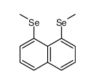 1,8-bis(methylselanyl)naphthalene结构式