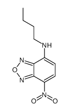 N-butyl-4-nitro-2,1,3-benzoxadiazol-7-amine结构式