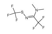 2,2,2-trifluoro-N,N-dimethyl-N'-((trifluoromethyl)thio)acetimidamide结构式