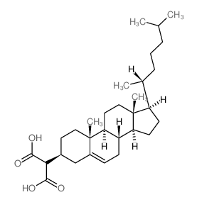 Cholest-5-ene-3b-malonic acid (8CI) Structure
