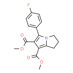 Dimethyl 5-(4-fluorophenyl)-2,3-dihydro-1H-pyrrolizine-6,7-dicarboxylate picture