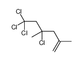 4,6,6,6-tetrachloro-2,4-dimethylhex-1-ene结构式