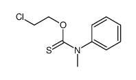 O-(2-chloroethyl) N-methyl-N-phenylcarbamothioate Structure
