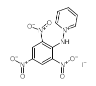 Pyridinium,1-[(2,4,6-trinitrophenyl)amino]-, iodide (1:1) Structure