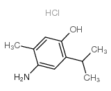 6-氨基百里酚盐酸盐结构式