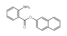 2-萘酚-2-氨基苯甲酸酯结构式