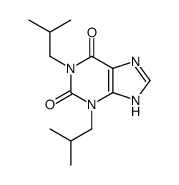 1,3-bis(2-methylpropyl)-7H-purine-2,6-dione结构式