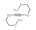 2-methoxyethyl-[2-(2-methoxyethylmercurio)ethynyl]mercury结构式
