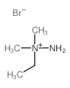 Hydrazinium,1-ethyl-1,1-dimethyl-, bromide (1:1) Structure