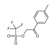 [2-(4-methylphenyl)-2-oxoethyl] trifluoromethanesulfonate Structure
