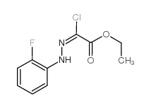 2-氯-2-[2-(2-氟苯基)亚肼基]-乙酸乙酯结构式