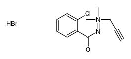 [(2-chlorobenzoyl)amino]-dimethyl-prop-2-ynylazanium,bromide Structure