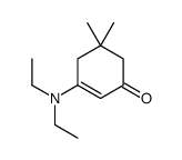5,5-Dimethyl-3-(diethylamino)-cyclohex-2-en-1-one结构式