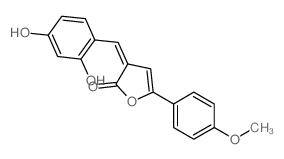 3-(2,4-Dihydroxybenzylidene)-5-(4-methoxyphenyl)-2(3H)-furanone structure