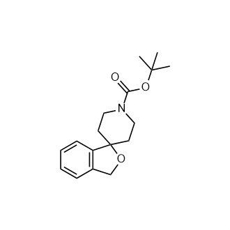 3H-螺[异苯并呋喃-1,4'-哌啶] -1'-羧酸叔丁酯结构式