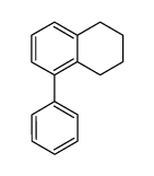 5-phenyl-1,2,3,4-tetrahydronaphthalene Structure