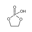 2-Hydroxy-1,3,2-dioxaphospholane 2-oxide结构式
