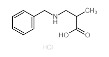 3-(benzylamino)-2-methyl-propanoic acid结构式