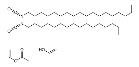 ethenol,ethenyl acetate,1-isocyanatohexadecane,1-isocyanatooctadecane Structure