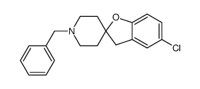 1'-benzyl-5-chloro-2,3-dihydrospiro[benzofuran-2,4'-piperidine]结构式