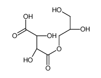 (2R,3R)-4-(2,3-dihydroxypropoxy)-2,3-dihydroxy-4-oxobutanoic acid Structure