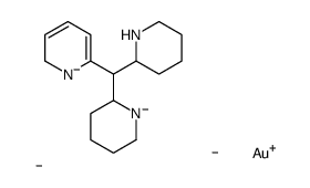 carbanide,gold(1+),6-[piperidin-1-id-2-yl(piperidin-2-yl)methyl]-2H-pyridin-1-ide Structure