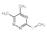 5,6-二甲基-3-(甲基硫代)-1,2,4-三嗪结构式