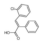 (E)-3-(2-chlorophenyl)-2-phenyl-prop-2-enoic acid结构式