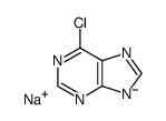 sodium salt of 6-chloropurine结构式