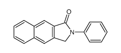 2-phenyl-2,3-dihydro-benzo[f]isoindol-1-one Structure