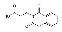 3-(1,3-二氧代-3,4-二氢异喹啉-2(1H)-基)丙酸结构式