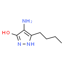 Pyrazol-3-ol,4-amino-5-butyl- (8CI) Structure
