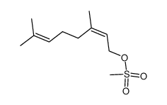 neryl methanesulfonate Structure